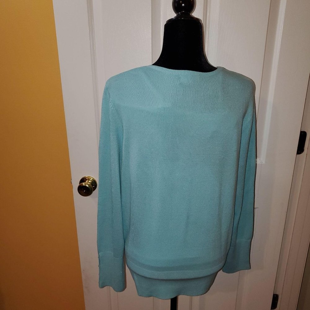 JM Collection V-Neck Sweater - Picture 4 of 4